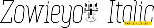ZowieyoÃ« Font Family
