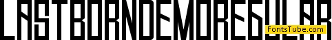 Lastborn Demo Font
