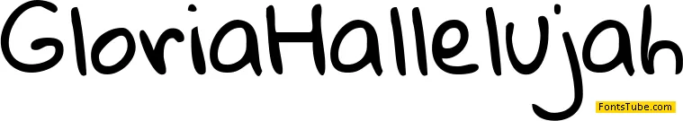 Gloria Hallelujah Font