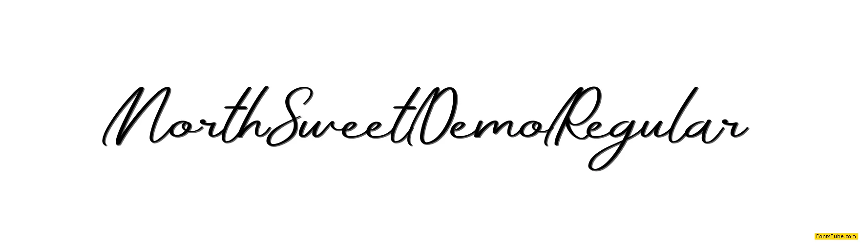 North Sweet Demo Font
