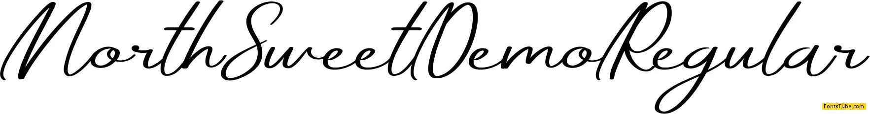 North Sweet Demo Font
