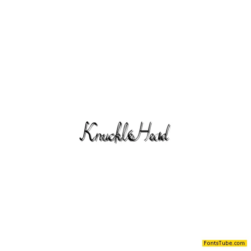 Knuckle Head Font