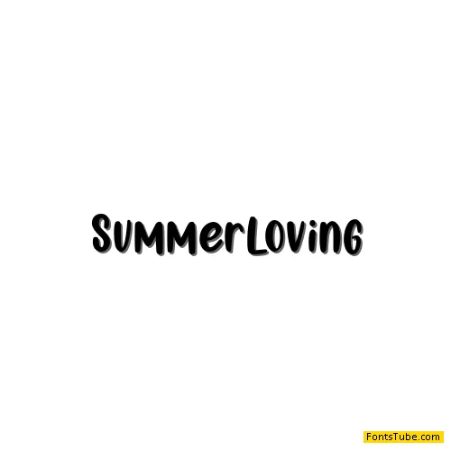 SummerLoving Font