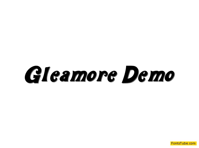 Gleamore Demo Font