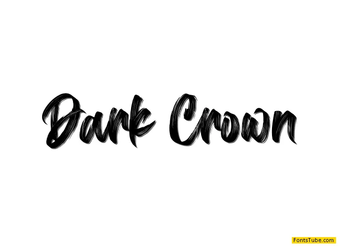 Dark Font Family