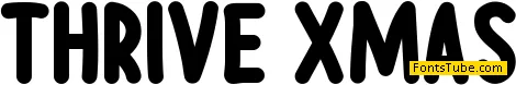 Thrive Xmas Font