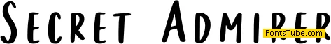 Secret Admirer Font Family