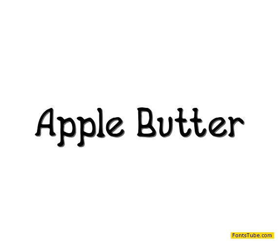Apple Butter Font