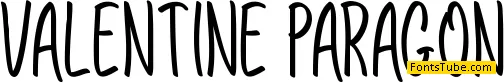 Valentine Paragon Font