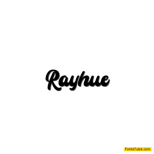 Rayhue Font