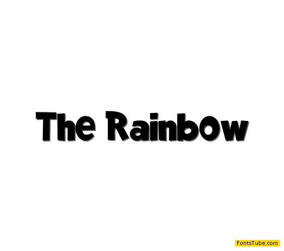 The Rainbow Font