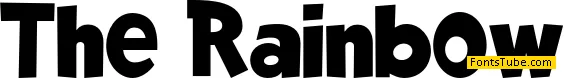 The Rainbow Font