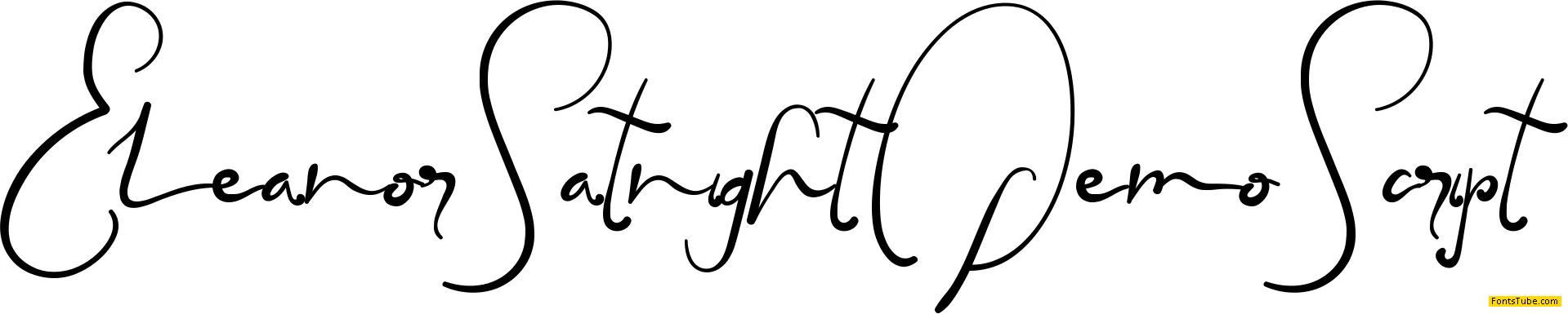 EleanorSatnightDemo Font Family