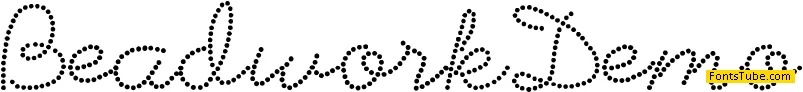 Beadwork Font