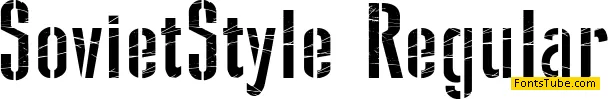 Soviet Style Font