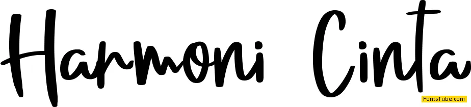 Harmoni Cinta Font
