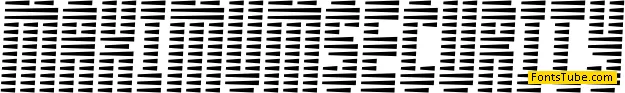 Maximum Security Font