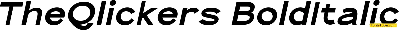 The Qlickers Font Family