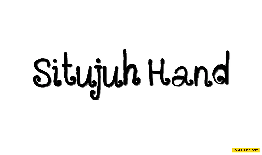 Situjuh Hand Font