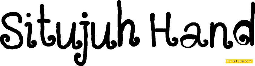 Situjuh Hand Font