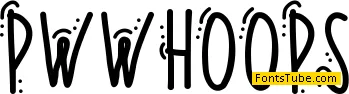 PW Whoops Font