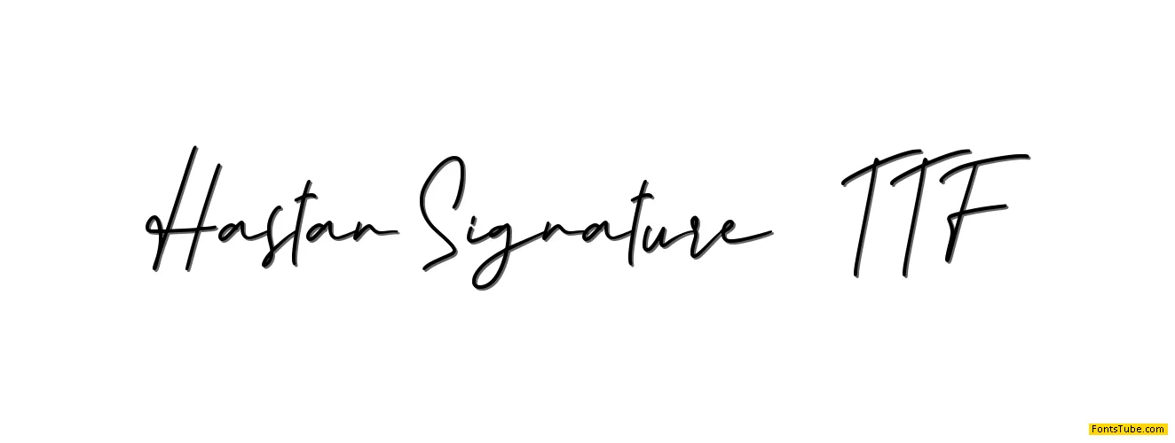 Hastan Signature Font Family