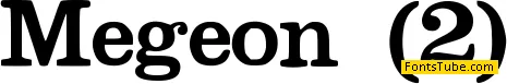 Megeon Font