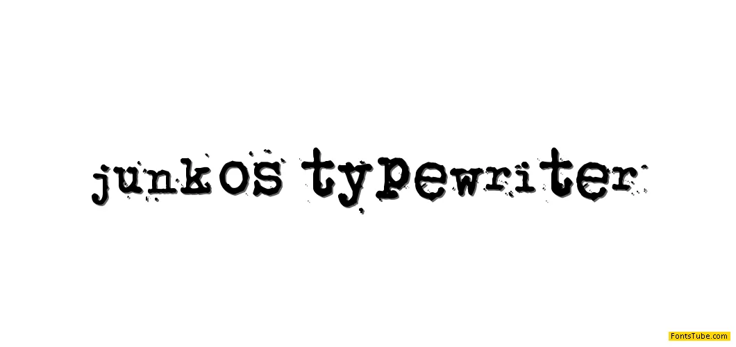 junko's typewriter Font