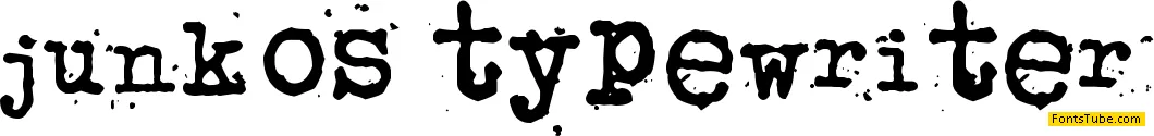 junko's typewriter Font