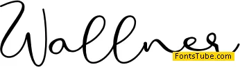 Wallner - Personal Use Font