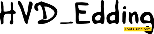 HVD Edding 780 Font