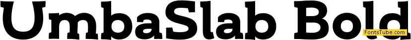 Umba Slab Font
