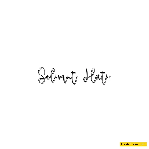 Selimut Hati Font