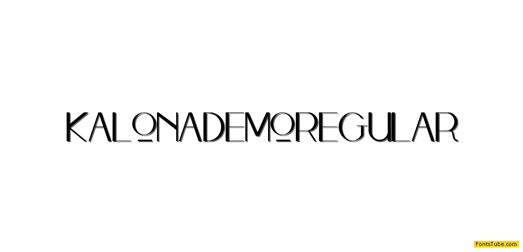 Kalona Demo Font