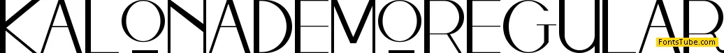 Kalona Demo Font