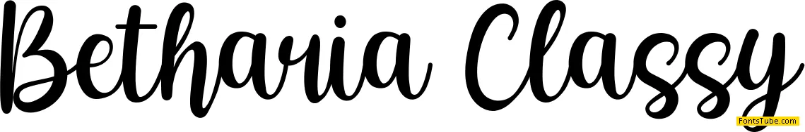 Betharia Classy Font