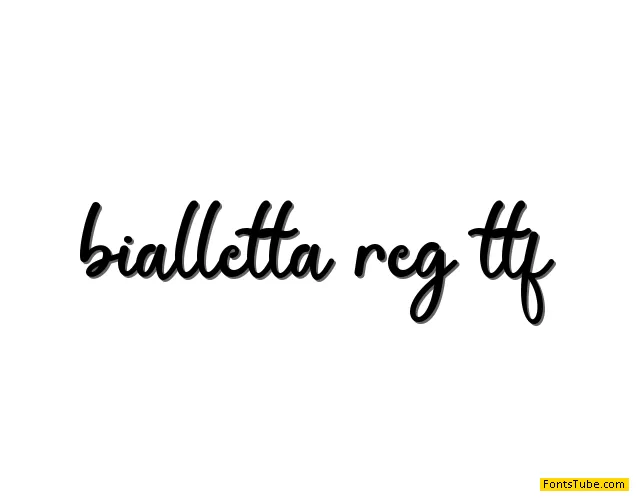 bialletta Font Family