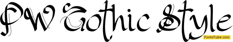 PW Gothic Style Font