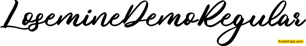 Losemine Demo Font