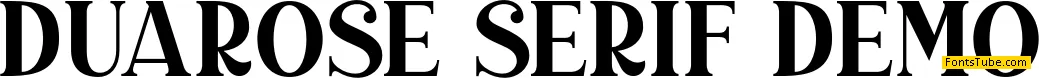 Duarose Serif