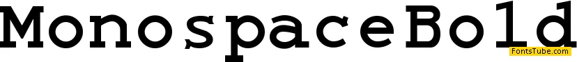 Monospace Font Family