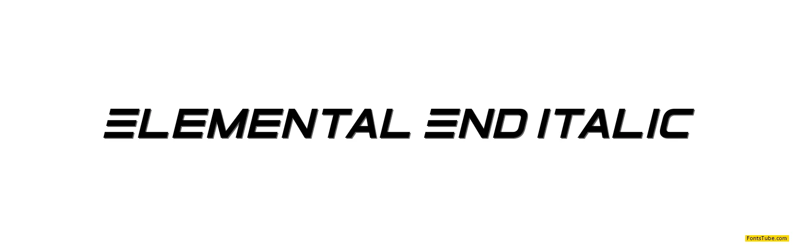 Elemental End Font Family