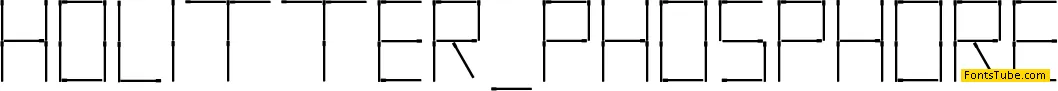 Holitter Font