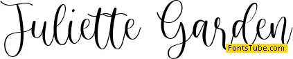 Juliette Garden Font