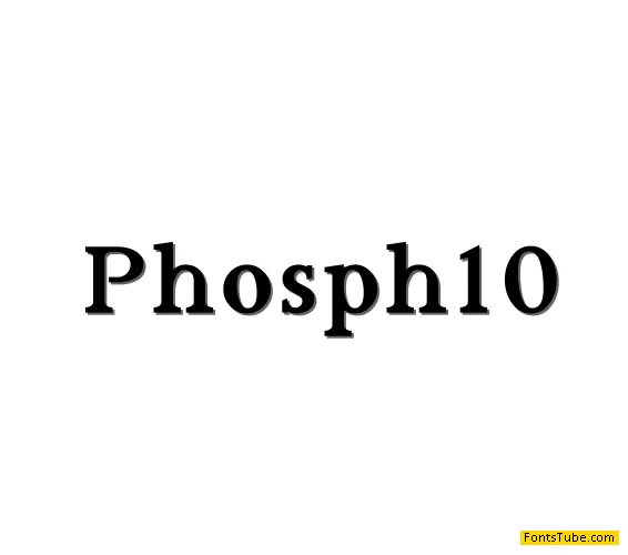 Phosphorus Font Family