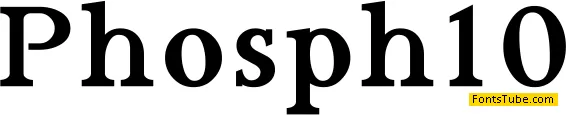 Phosphorus Font Family