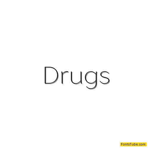 Drugs Font