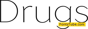 Drugs Font