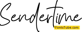 Sendertime Font