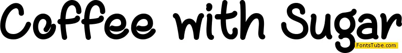 Coffee with Sugar Font